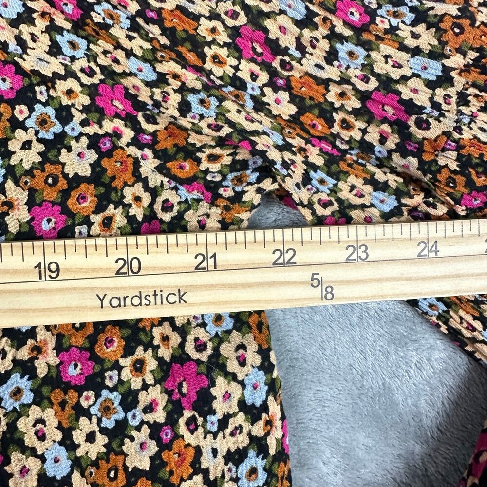 Olivia James The Label Floral Emory Blouse Womens Small Multicolor  Cotton - Picture 8 of 8